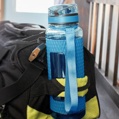 Tritan Water Bottle - 32oz BPA-Free with Silicone Sleeve, Fruit Infuser, and Leak-Proof Flip Top