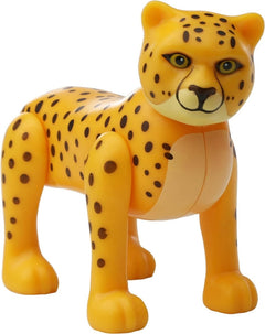 Cheetah Action Figure Large Safari Animal Figurines, Realistic Zoo Animal Toys for Toddlers, Wild Animal Figure, Toy Safari Animal Playset for Kids