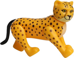 Cheetah Action Figure Large Safari Animal Figurines, Realistic Zoo Animal Toys for Toddlers, Wild Animal Figure, Toy Safari Animal Playset for Kids