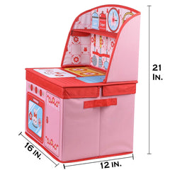 Beverly Hills Doll Collection Foldable Kids Play Kitchen - Space-Saving Pretend Playset