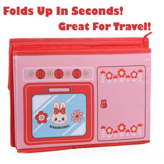 Beverly Hills Doll Collection Foldable Kids Play Kitchen - Space-Saving Pretend Playset