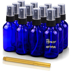 CULINAIRE Glass Spray Bottles with Gold Pen Marker - Versatile, Portable, and Reusable