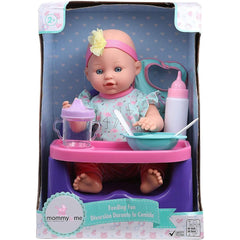 Doll Pretend Feeding Set 14" - Booster Feeding Seat, Baby Doll, High Chair, and More