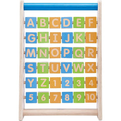 Engaging ABC-123 Abacus: Wooden Educational Toy for Toddlers