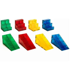 Enhance Building Adventures with the Magnetic Stick N Stack 12-Piece Steps & Ramps Set