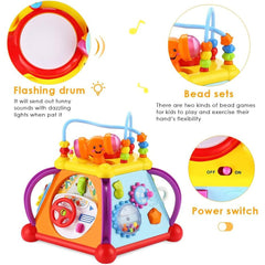 Enhance Early Learning with Our IQ Toys Activity Cube Toy for Babies - Music, Games, and Skill-Building Fun!