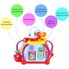 Enhance Early Learning with Our IQ Toys Activity Cube Toy for Babies - Music, Games, and Skill-Building Fun!