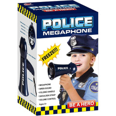 Enhance Playtime Adventures with Our Police Officer Megaphone Kids Toy Cop SWAT Pretend Role Play Costume Gear Set