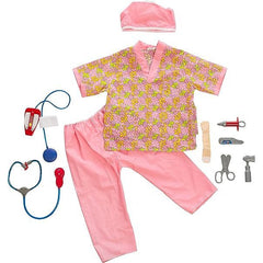 Enhance Pretend Play with our IQ Toys Doctor and Nurse Role Play Dress Up Costume Set for Kids