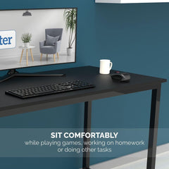 Halter 47" Modern Computer Desk for Home Office - Sturdy, Stylish, and Easy to Assemble