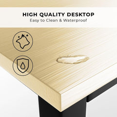 Halter 47" Modern Computer Desk for Home Office - Sturdy, Stylish, and Easy to Assemble