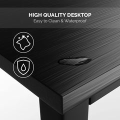 Halter 47" Modern Computer Desk for Home Office - Sturdy, Stylish, and Easy to Assemble