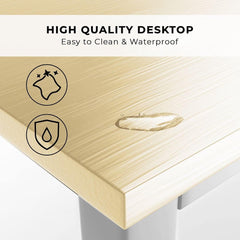 Halter 47" Modern Computer Desk for Home Office - Sturdy, Stylish, and Easy to Assemble