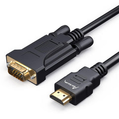 High-Definition HDMI to VGA Cable for Monitors - Crystal Clear 1080P Connection