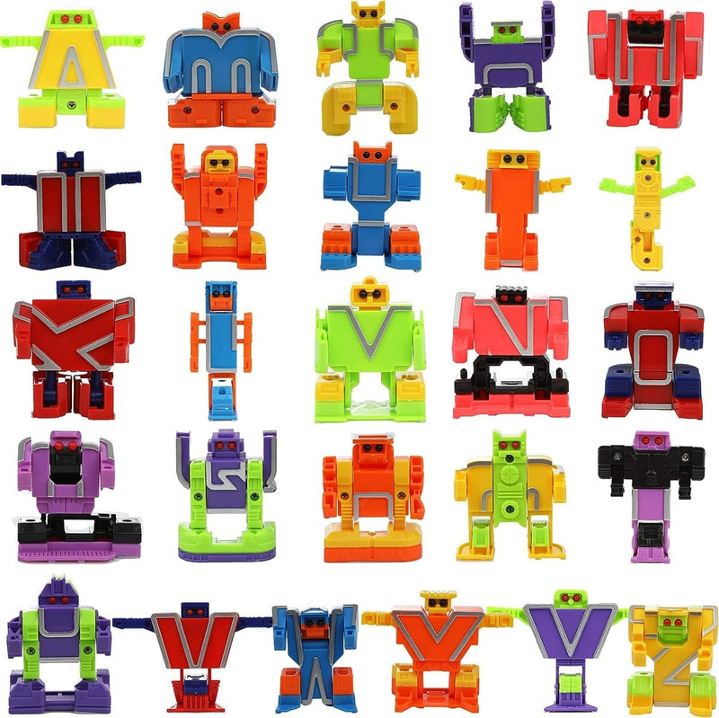 IQ Toys ABC Robot Set - Transform Your ABCs into Exciting Robots (26 Pieces Included)