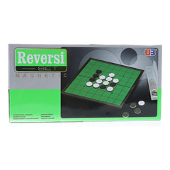 IQ Toys Reversi Board Game - 9.75 Inch Magnetic Travel Edition for 2 Players