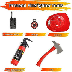 Kids' Costumes with Accessories - Pretend Play Outfits for Ages 3-7: Firefighter