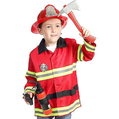 Kids' Costumes with Accessories - Pretend Play Outfits for Ages 3-7: Firefighter