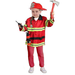 Kids' Costumes with Accessories - Pretend Play Outfits for Ages 3-7: Firefighter