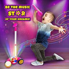 Kids Karaoke Machine with Stand - Sing Along Fun for Little Stars