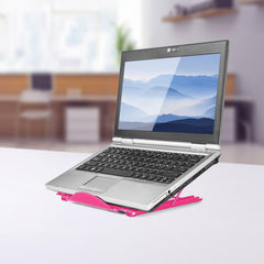 Mesh Laptop Stand and Book Holder - Portable, Adjustable, and Ventilated