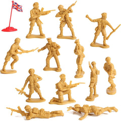 Premium 300-Piece Military Base Playset for Imaginative Adventures - Includes 200 Soldiers and 100 Army Accessories - Organizing Container Included