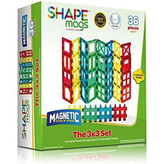 Premium 36-Piece Magnet Building Tiles Set for Creative Construction - STEM Educational Magnetic Blocks