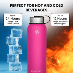 Premium Insulated Stainless Steel Sports Water Bottle - 32oz