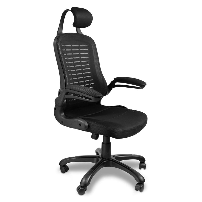 Premium Mesh Ergonomic Office Chair with Lumbar Support - High Back, Adjustable, Breathable | Ideal for Home Office, Study, Gaming, Black