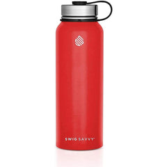 Premium Vacuum Insulated Stainless Steel Water Bottle - 18oz Wide Mouth, Leakproof Lid, Hot & Cold Beverages