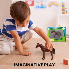 Realistic Large Farm Animal Figurines for Toddlers - Educational Toy Set