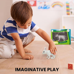 Realistic Large Farm Animal Figurines for Toddlers - Educational Toy Set