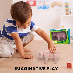 Realistic Large Farm Animal Figurines for Toddlers - Educational Toy Set