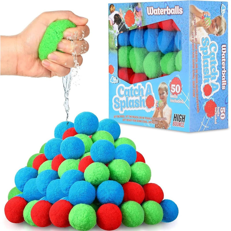 Reusable Water Balls - Perfect for Outdoor Water Games, 32 pieces