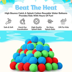 Reusable Water Balls - Perfect for Outdoor Water Games, 32 pieces