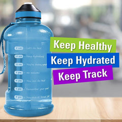 Swig Savvy Motivational 44 oz Water Bottle with Straw Lid and Storage Sleeve