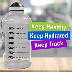 Swig Savvy Motivational 44 oz Water Bottle with Straw Lid and Storage Sleeve