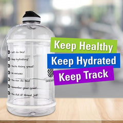 Swig Savvy Motivational 44 oz Water Bottle with Straw Lid and Storage Sleeve