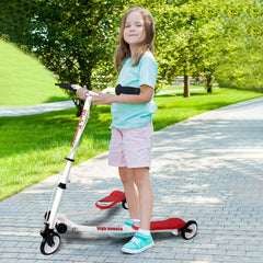 Ultimate Thrills Await with the High Bounce Y Slicker 3-Wheel Drift Scooter for Kids - Foldable Fun!